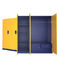 Cabinet d'intérieur de stockage d'acier inoxydable de bureau avec des portes 0.6mm