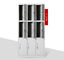 Meuble de rangement de revêtement ISO9001 de casier en métal de poudre de 9 portes