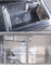 Anti meubles en acier acides de la cuisine ISO9001 avec le restaurant d'étagère réglable d'évier