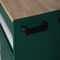 ISO14001 boîte à outils mobile verte avec des tiroirs, meuble de rangement d'outil en métal