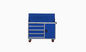 5 Cabinets d'outil mobiles bleus de tiroir, établi ISO9001 mobile avec le stockage d'outil