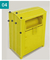 H1800mm réutilisant le revêtement jaune de poudre de donation d'habillement de poubelle de stockage